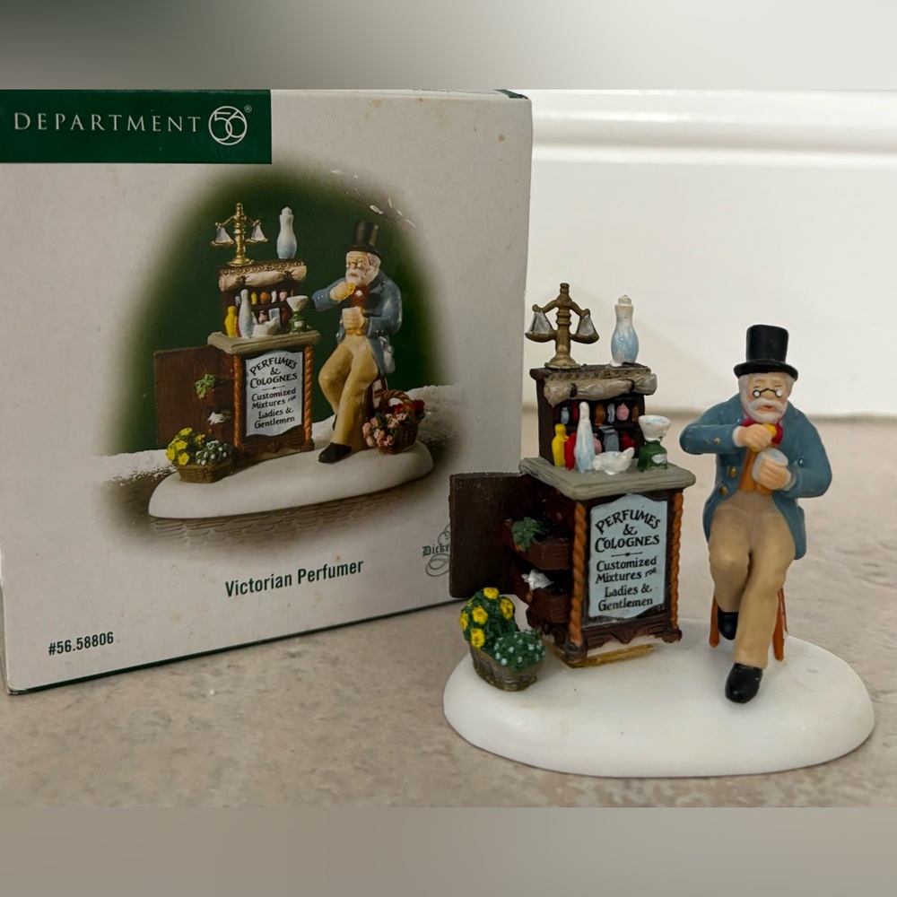 Department 56 Victorian Perfumer 
Figurine